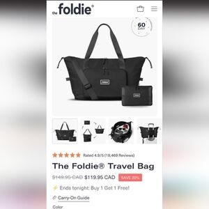 Foldie Travel Bag